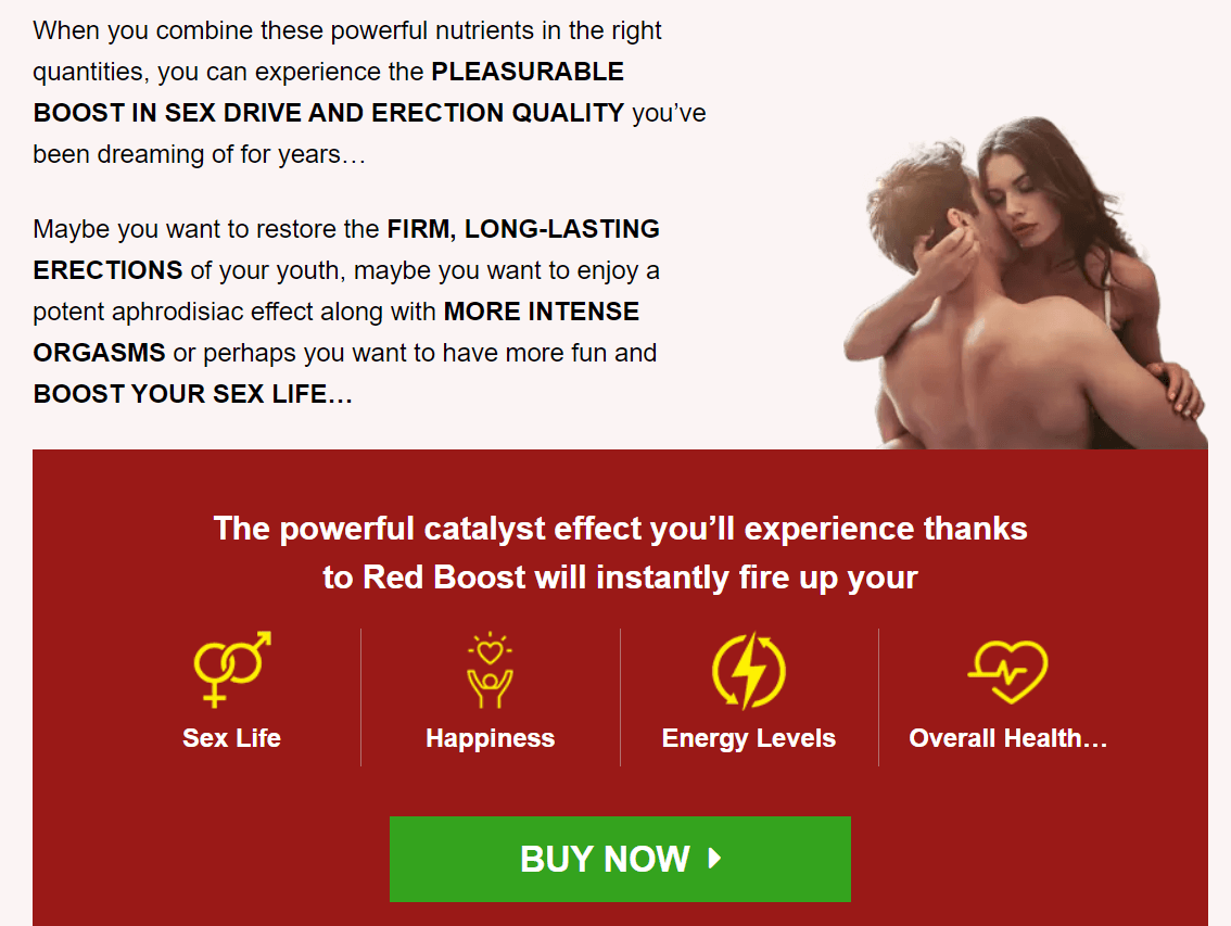 red boost blood flow support reviews