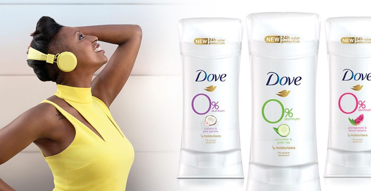 Dove Aluminum-Free Deodorant- best deodorant for women