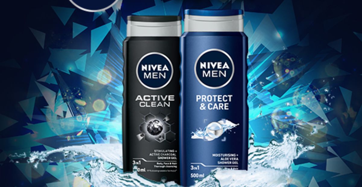 Nivea Men Active Clean Shower Gel- best body wash for men