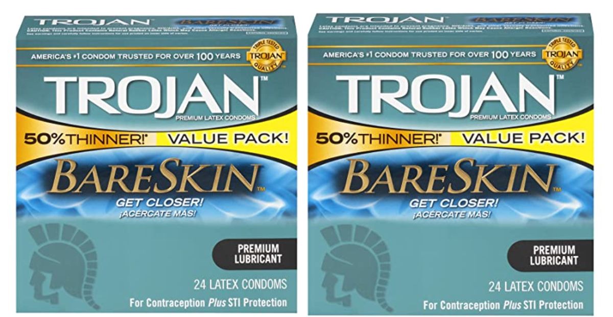 Trojan BareSkin Condoms- Best Condom Brands